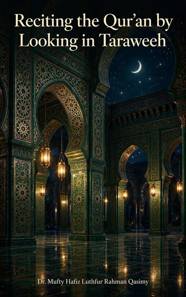 RECITING THE QURAN BY LOOKING IN TARAWEEH