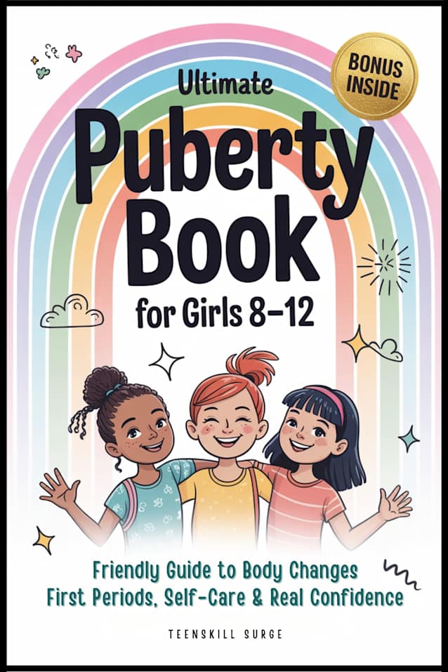 Ultimate Puberty Book for Girls 8–12: Friendly Guide to Body Changes, First Periods, Self-Care and Real Confidence (TeenSkill Surge Series)