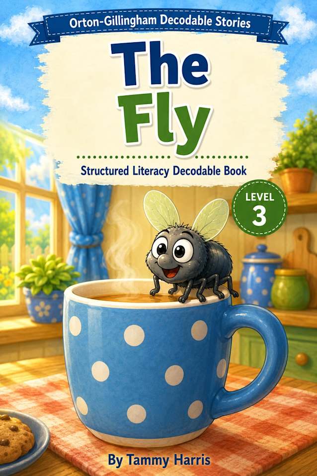 Orton-Gillingham Decodable Stories – Level 3 – The Fly: Structured Literacy Decodable Reader for Developing Readers (level 3 orton-gillingham decodable stories Book 1)
