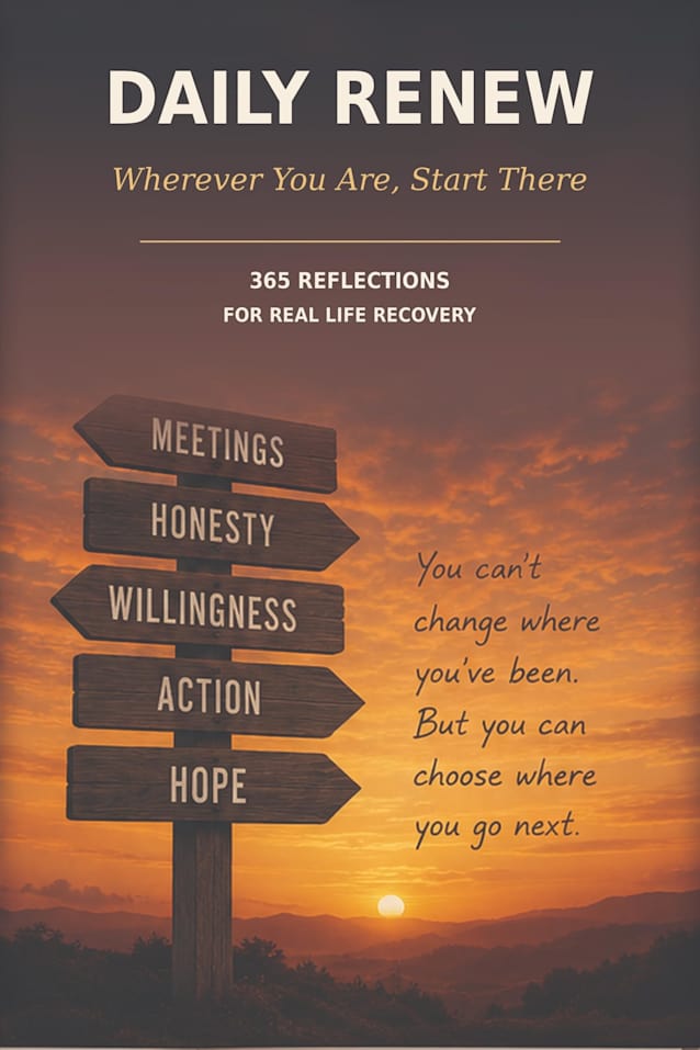 Daily Renew: Wherever You Are, Start There: 365 Reflections for Real Life Recovery