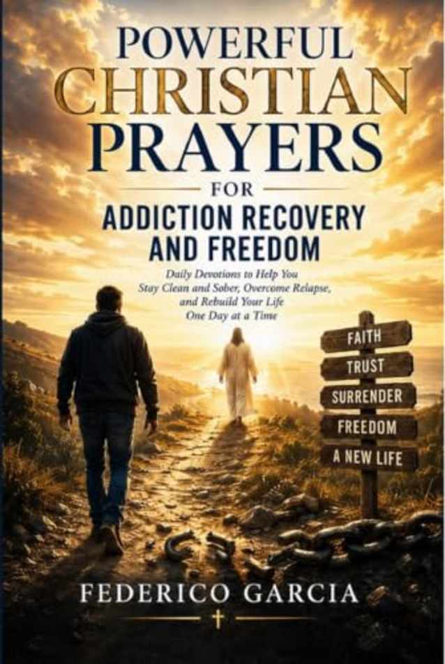 Powerful Christian Prayers for Addiction Recovery and Freedom: Daily Devotions to Help You Stay Clean and Sober, Overcome Relapse, and Rebuild Your Life One Day at a Time