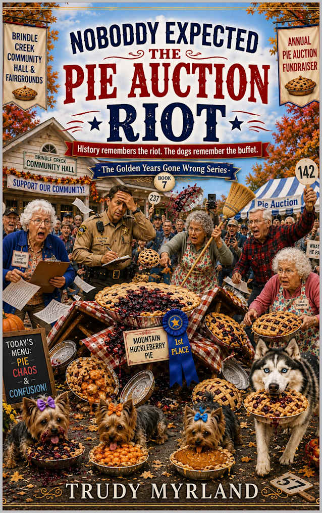 Nobody Expected The Pie Auction Riot: BOOK SEVEN (The Golden Years Gone Wrong 7)
