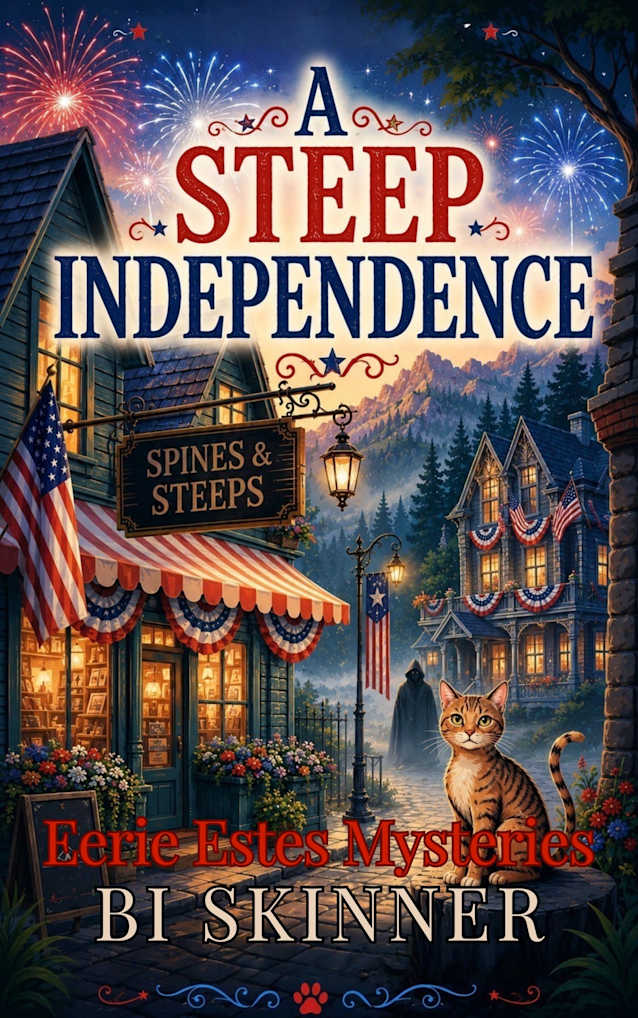 A Steep Independence: A Paranormal Cozy Mystery (Eerie Estes Mysteries Book 7)