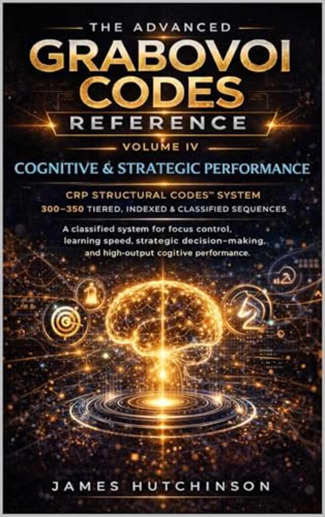 THE ADVANCED GRABOVOI CODES REFERENCE VOLUME IV: Cognitive & Strategic Performance (The Advanced Grabovoi Codes Reference — CRP Structural Codes™ Book 4)