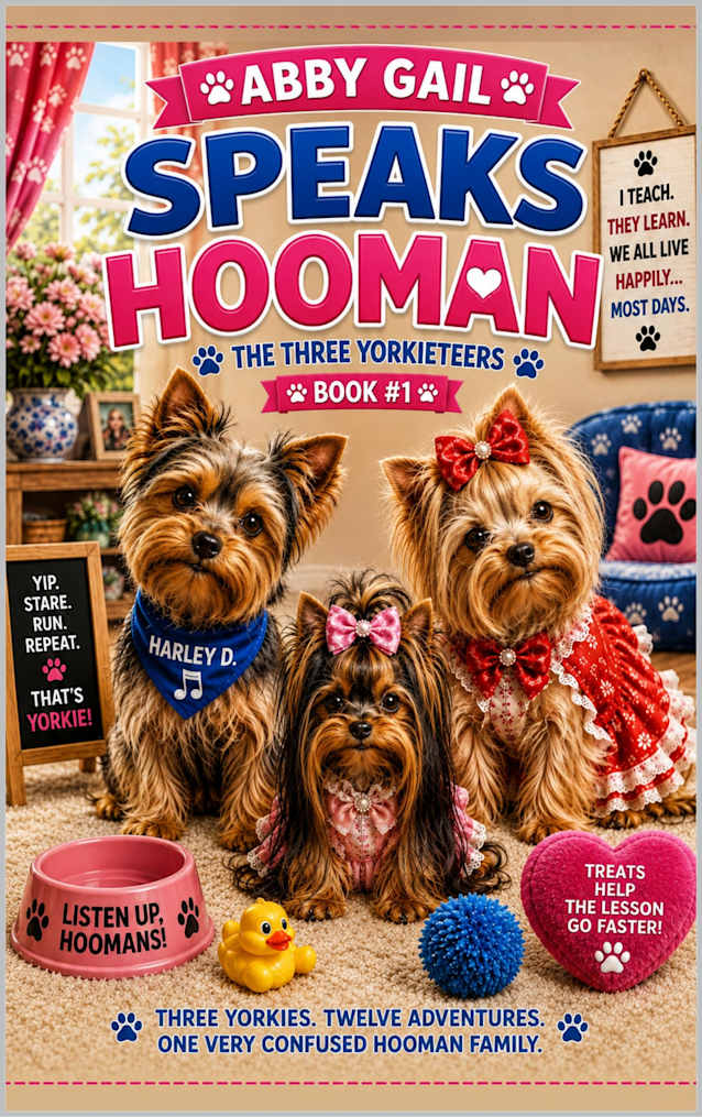 Abby Gail Speaks HOOMAN (The Three Yorkieteers Book 1)