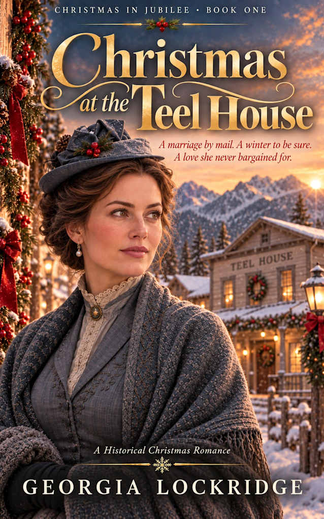 Christmas at the Teel House: A Sweet Christian Mail-Order Bride Romance (Christmas in Jubilee Book 1)