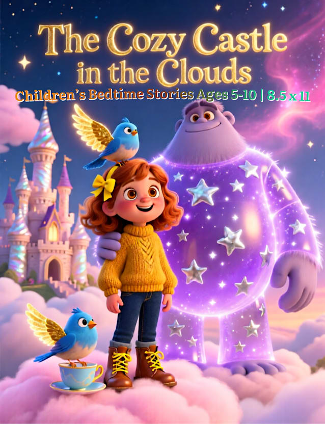 The Cozy Castle in the Clouds |  8.5 x 11 Inches 30 Pages 