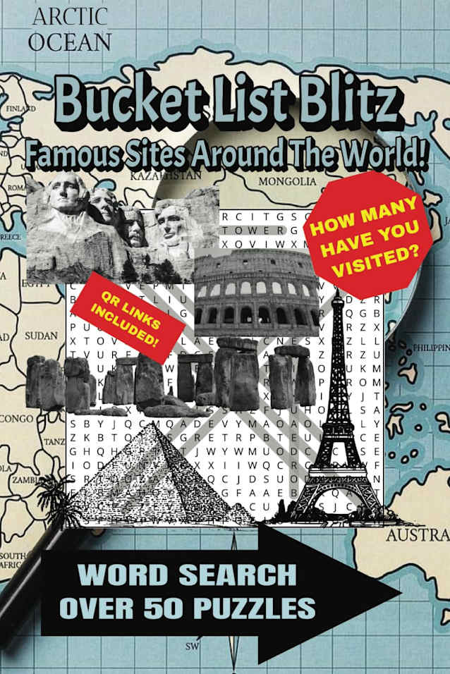 Bucket List Blitz, Word Search Puzzle Book