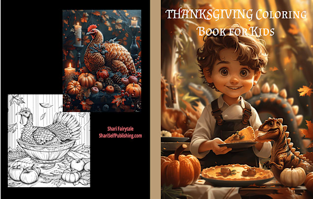 Thanksgiving Coloring book for Kids