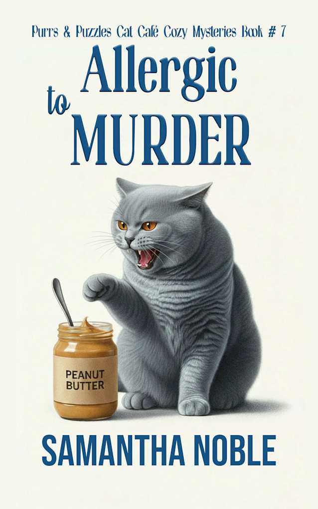 Allergic To Murder: Murder Was Baked In (Purrs and Puzzles Cat Café Cozy Mysteries)