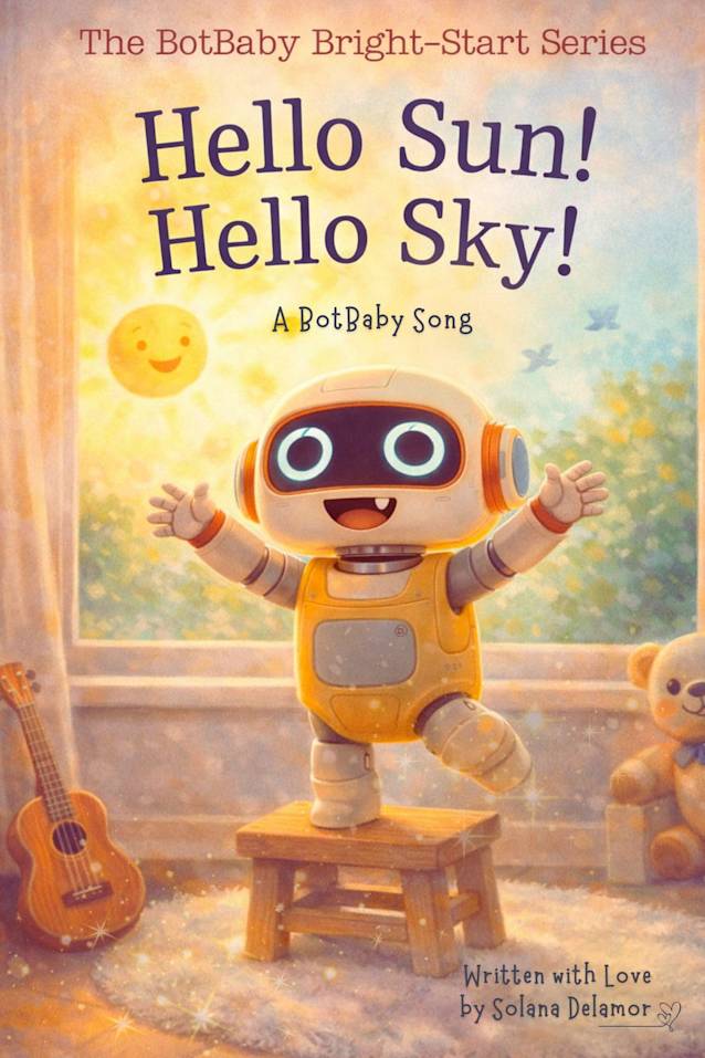 Hello Sun! Hello Sky! A BotBaby Song: A Heartwarming Robot Story for Little Ones (The BotBaby Bright-Start Series, Heart-coded stories for curious kids and the grown-ups who adore them Book 2)