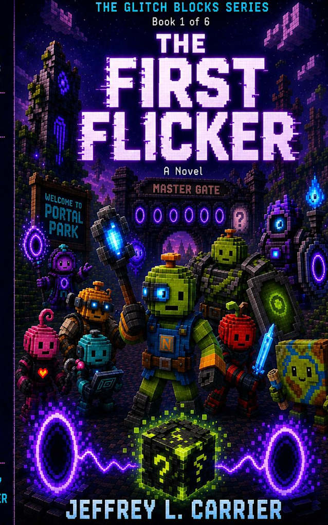 The First Flicker (Captain Cubemelon & Friends: The Glitch Blocks, #1)