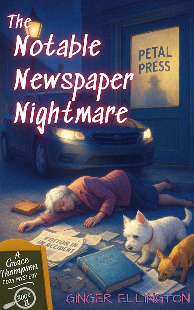 The Notable Newspaper Nightmare: A Grace Thompson Cozy Mystery - Book 11 (A Grace Thompson Cozy Mystery Series)