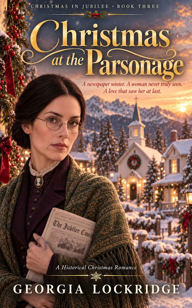 Christmas at the Parsonage: A Sweet Christian Mail-Order Bride Romance (Christmas in Jubilee Book 3)