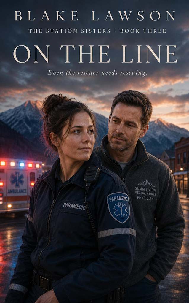 On the Line: A Clean, Christian Paramedic Romance (The Station Sisters)