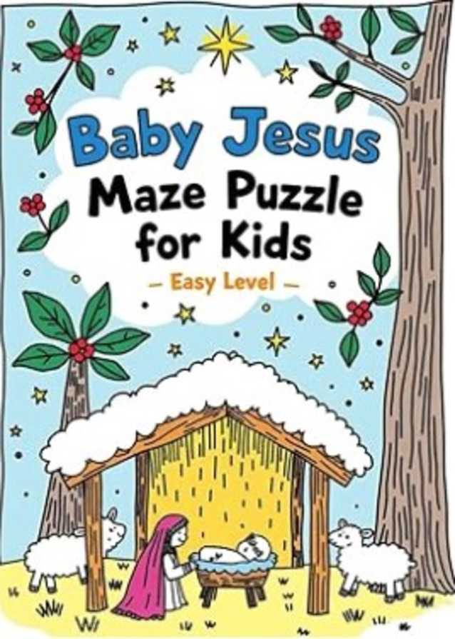 Baby Jesus Maze Puzzle for Kids Easy Level Paperback