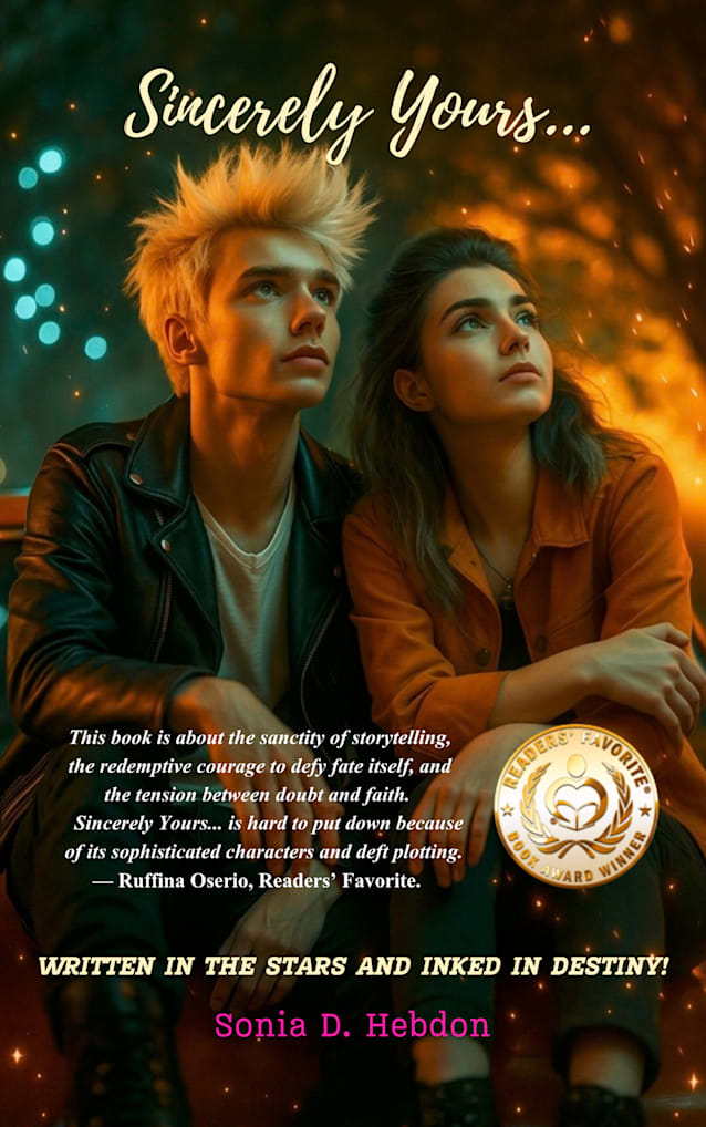 2026 YA Urban Fantasy Gold Medal Winner. Readers' Favorite International Book Competition. Sincerely Yours..
