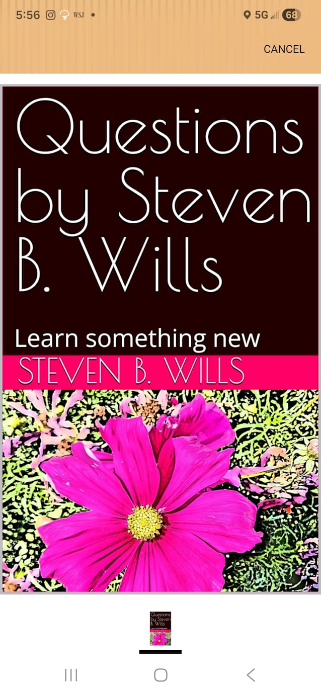 Questions by Steven Wills 