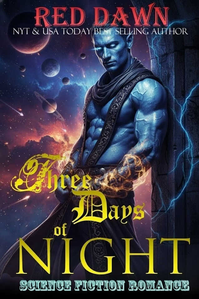 Three Days of Night (A sci-fi paranormal menage romance)