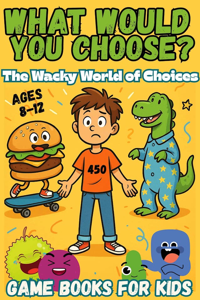 What Would You Choose? The Wacky World of Choices! Game Books for Kids: 450 Hilarious Would You Rather Questions for Endless Laughs, Fun Challenges, and ... (What Would You Choose? Game Books Book 2)