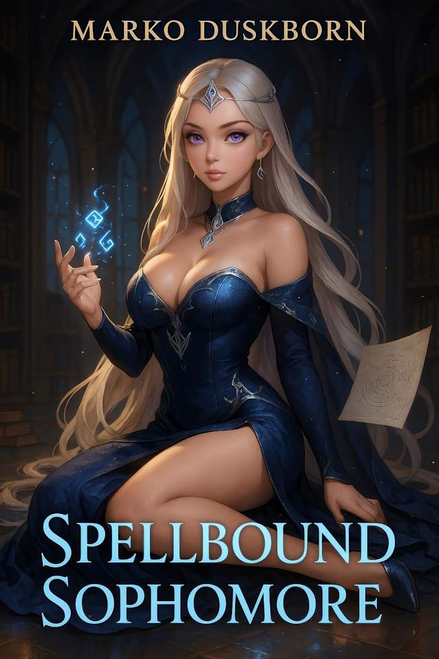 Spellbound Sophomore: An 18+ Magical Academy Harem Fantasy with Political Heat (Spellbound University Book 2)