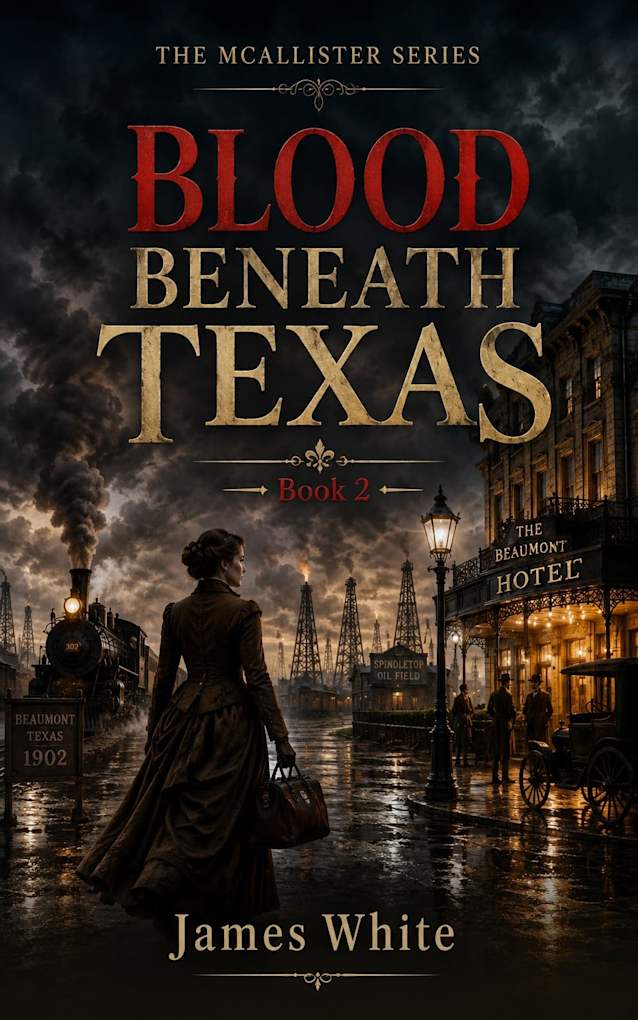 Blood Beneath Texas: Blood Beneath Texas: A Gripping Historical Western Saga of Oil, Family, Corruption, and Buried Truth (The McAllisters - A Texas Oil Saga Book 2)