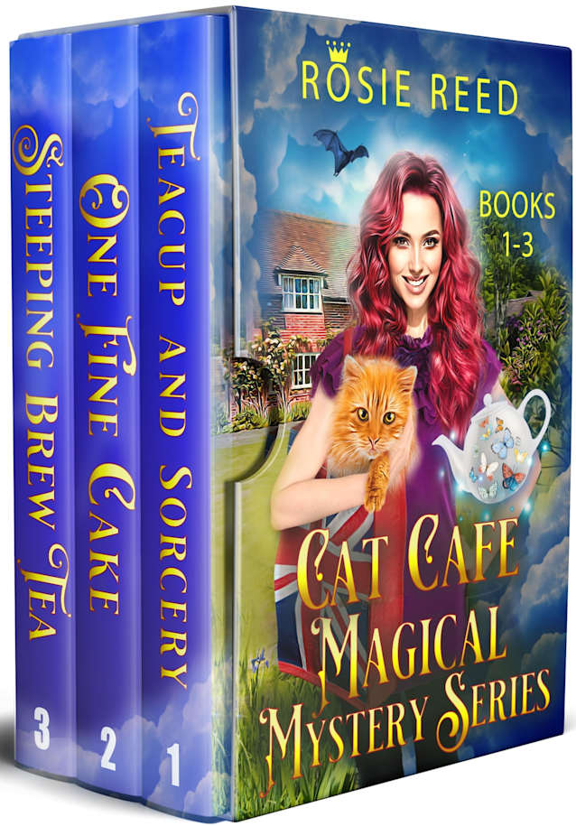 Cat Cafe Magical Mystery Books 1 - 3: Paranormal Cozy Mystery