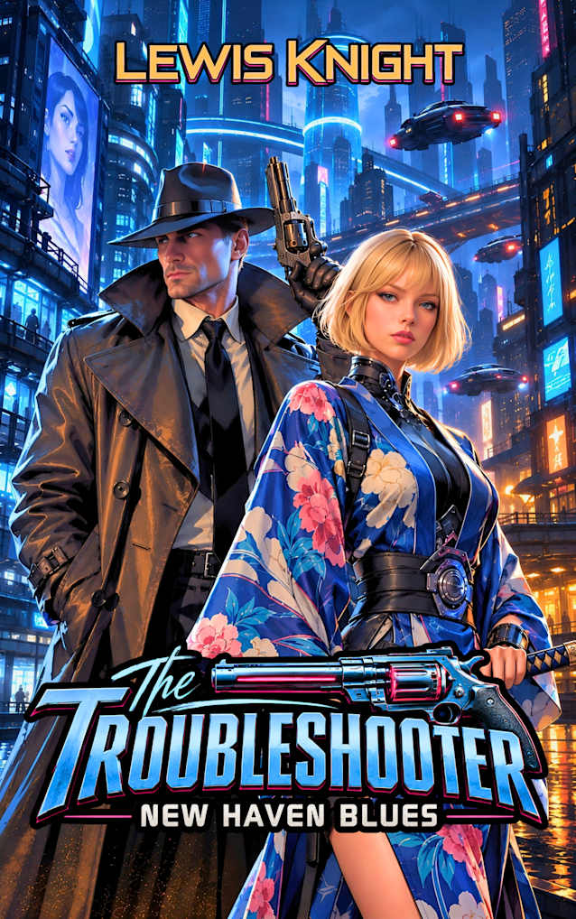 The Troubleshooter: New Haven Blues: A Dystopian Sci-fi Adventure Noir (New Haven Saga Book 2)