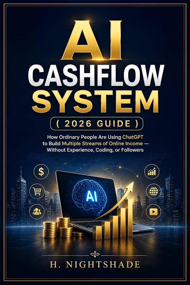 AI CASHFLOW SYSTEM ( 2026 GUIDE ): How Ordinary People Are Using ChatGPT to Build Multiple Streams of Online Income — Without Experience, Coding, or Followers (The Problem Solver Series Book 7)