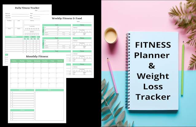 Fitness Planner-Weight Loss Tracker: Track Progress, Achieve Goals, Transform Your Life