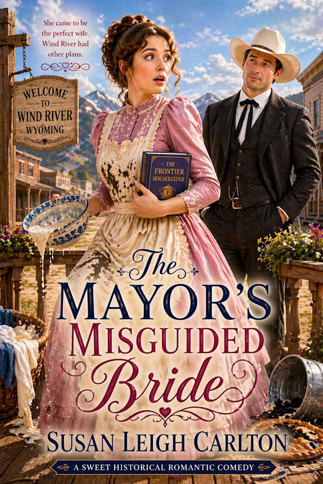 The Mayor’s Misguided Bride: A Sweet Historical Romantic Comedy (Wind River Mail-Order Brides Book 4)