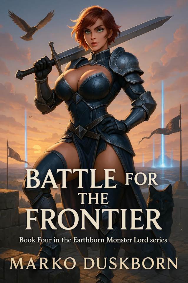 Battle for the Frontier: A LitRPG Harem Epic of Magical Resistance, War Machines, and Demonic Desire (EARTHBORN MONSTER LORD Book 4)