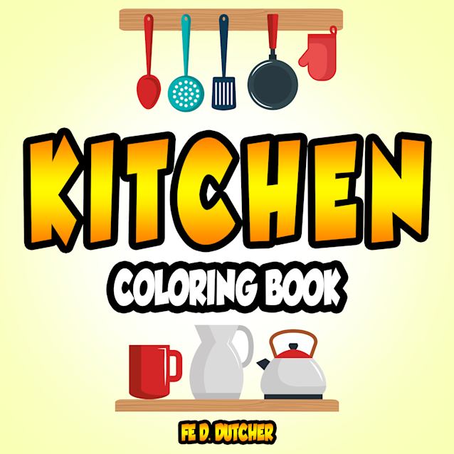 Kitchen Coloring Book