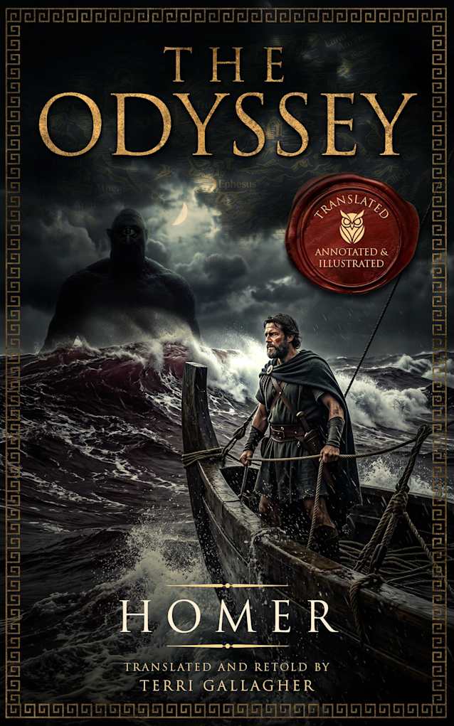 The Odyssey: A Modern Retelling of the Voyage of Odysseus — Translated, Annotated and Illustrated