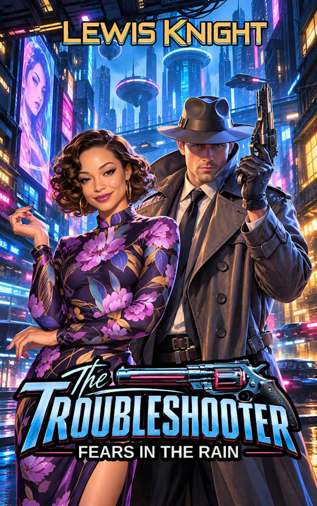 The Troubleshooter: Fears in the Rain: A Dystopian Sci-fi Adventure Noir (New Haven Saga Book 4)