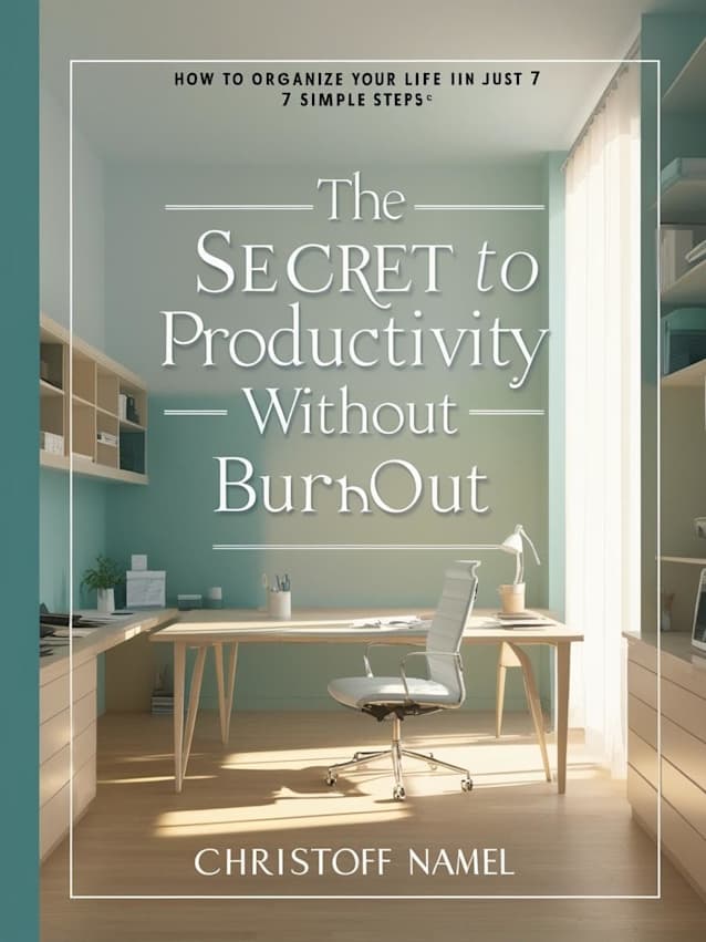 The Secret to Productivity Without Burnout: How to Organize Your Life in Just 7 Simple Steps