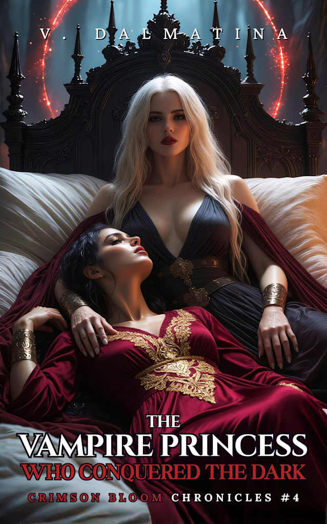 The Vampire Princess Who Conquered the Dark: A Dark Sapphic Portal Fantasy Romance (Crimson Bloom Chronicles #4)