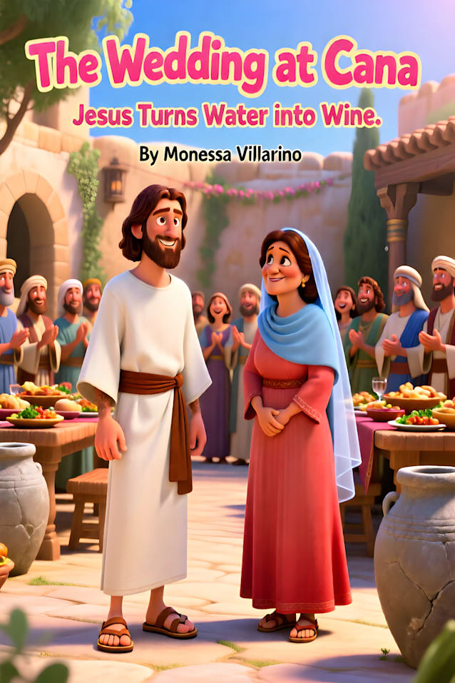  The Wedding at Cana Jesus Turns Water into Wine | Printed Book 6x9 Standard Color