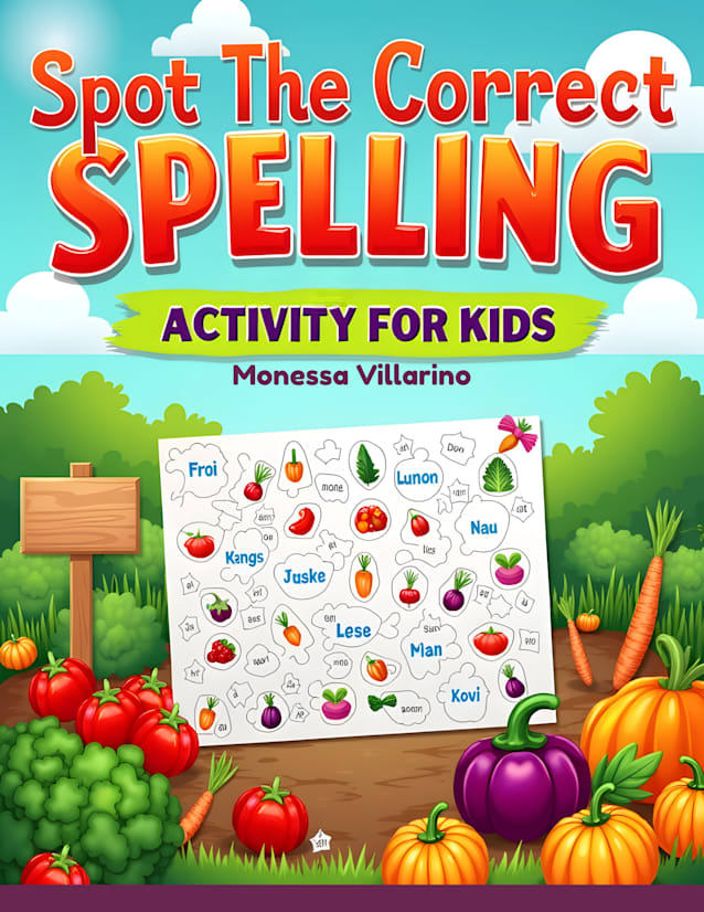 SPOT THE CORRECT SPELLING ACTIVITY FOR KIDS
