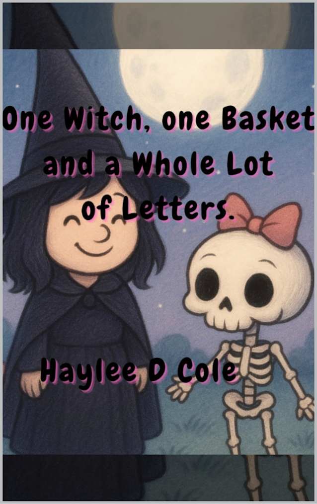 One witch, one basket and a Whole Lot of Letters.