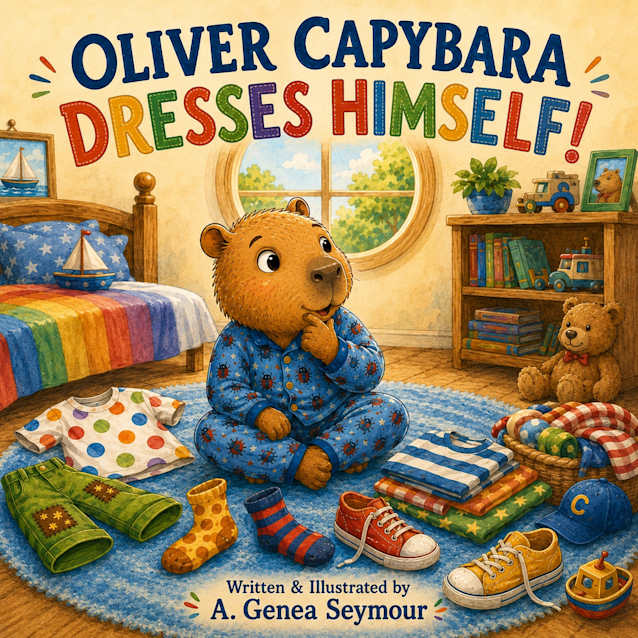 Oliver Capybara Dresses Himself!