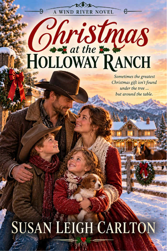 Christmas at the Holloway Ranch: A Wind River Christmas Romance (Wind River Romances)