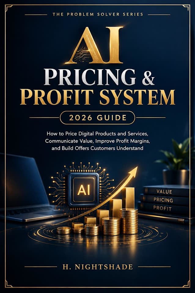 AI PRICING & PROFIT SYSTEM 2026 Guide: How to Price Digital Products and Services, Communicate Value, Improve Profit Margins, and Build Offers Customers Understand (The Problem Solver Series Book 27)