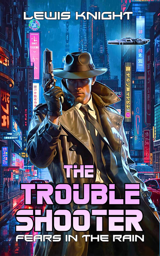 The Troubleshooter: Fears in the Rain: A Dystopian Sci-fi Adventure Noir (New Haven Saga Book 4)