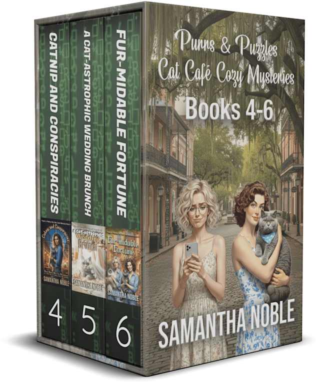 Purrs And Puzzles Cat Café Cozy Mysteries: Books 4-6