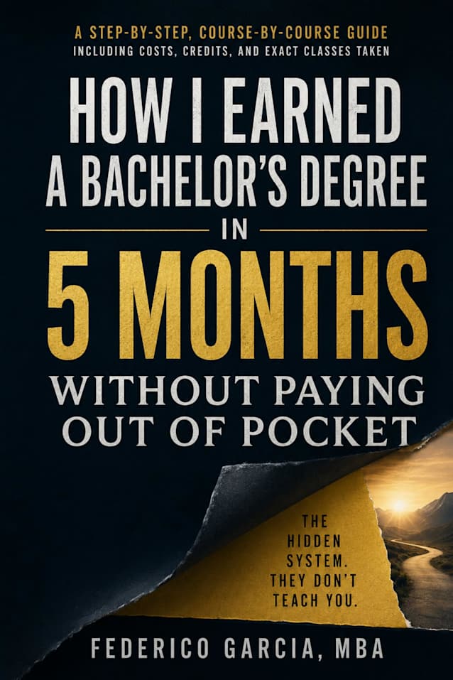 How I Earned a bachelor’s degree in 5 Months Without Paying Out of Pocket: A Step-by-Step, Course-by-Course Guide Using CLEP, Sophia, and Study.com — Including Costs and Exact Classes Taken