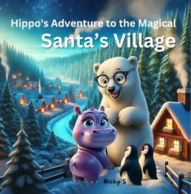 Hippo’s Adventure to the Magical Santa’s Village: A Children’s Picture Book about being a good Friend, Honesty, Kindness, and Forgiveness (Learn & Grow Tales)