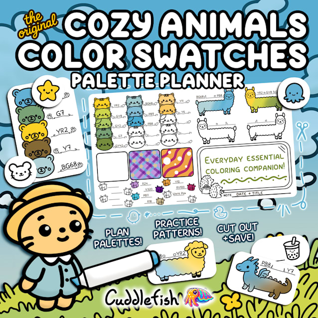 Cozy Animals Color Swatches