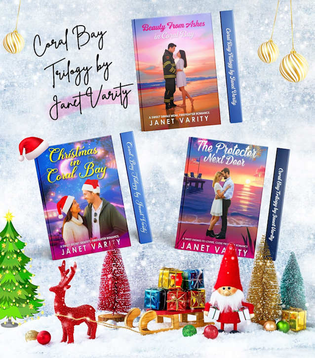 Coral Bay Trilogy: A Sweet Close Proximity, Secret Identity, Firefighter Romance