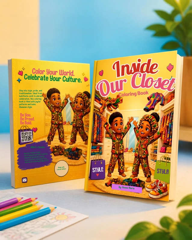 Inside Our Closet Coloring Book